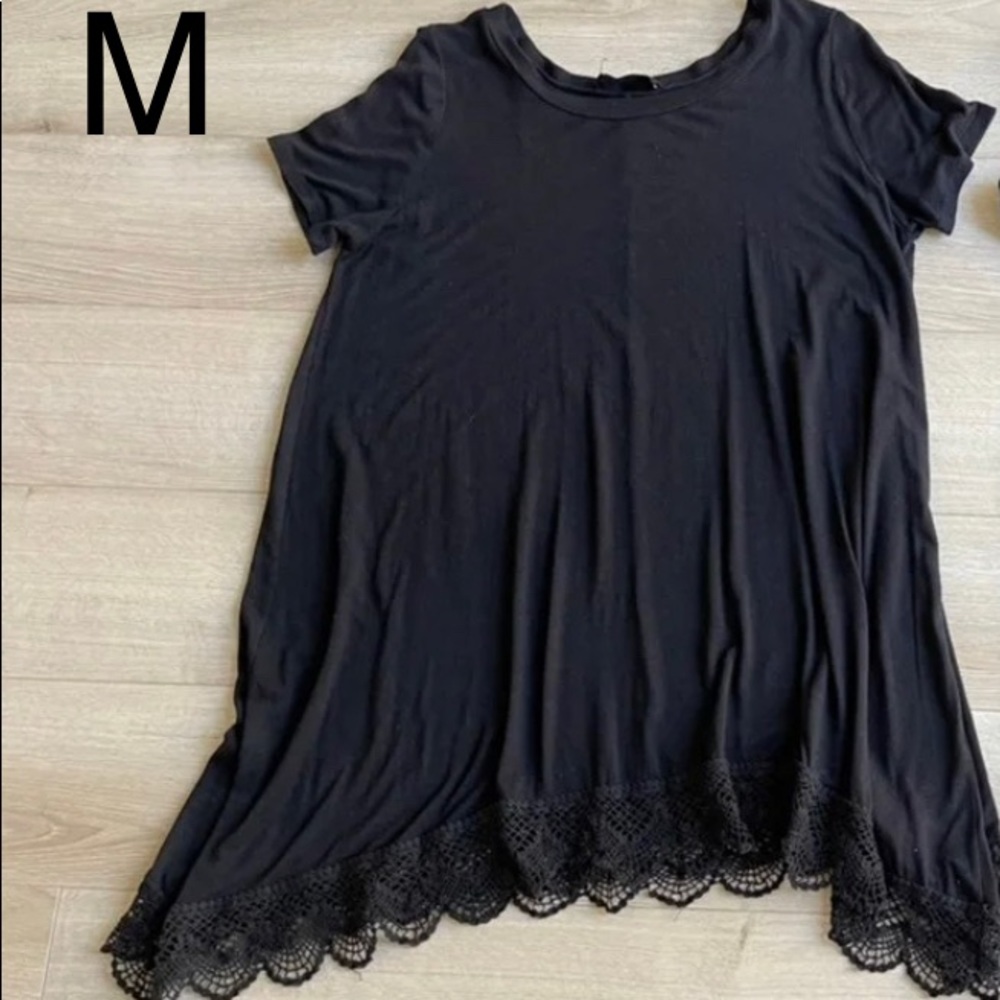 Women’s Black Shirt Dress M